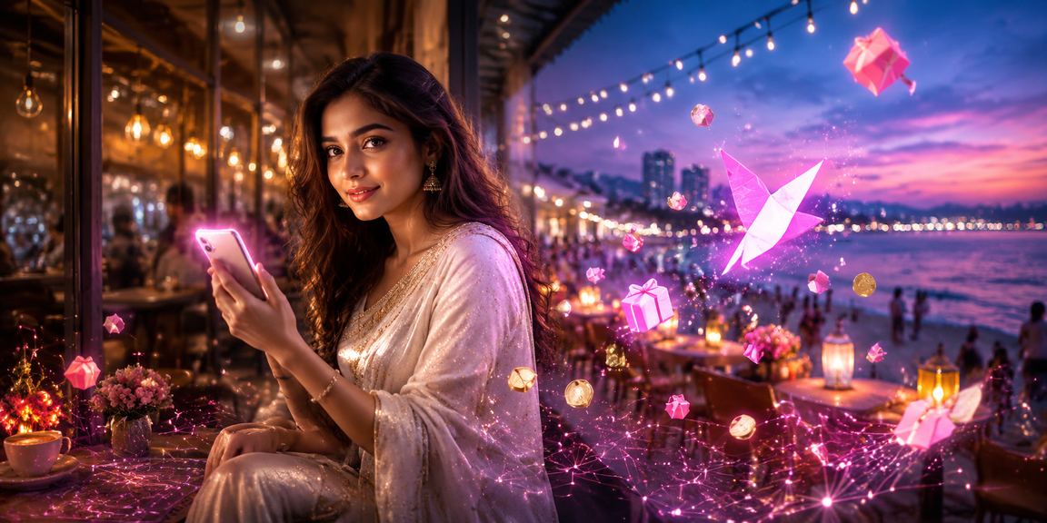 ঢাকায় শাড়ি পরা নারী মোবাইলে পেমেন্ট সম্পন্ন করছেন স্পোর্টস বেটিংয়ের জন্য